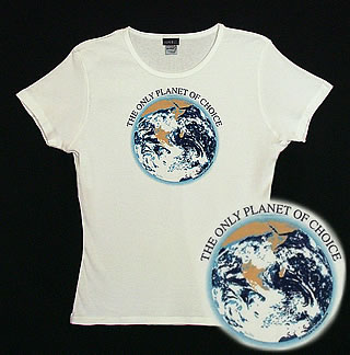 The Only Planet Of Choice Women's T'Shirt